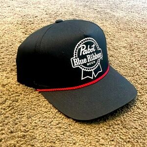 Pabst Blue Ribbon Beer Snap Back Hat